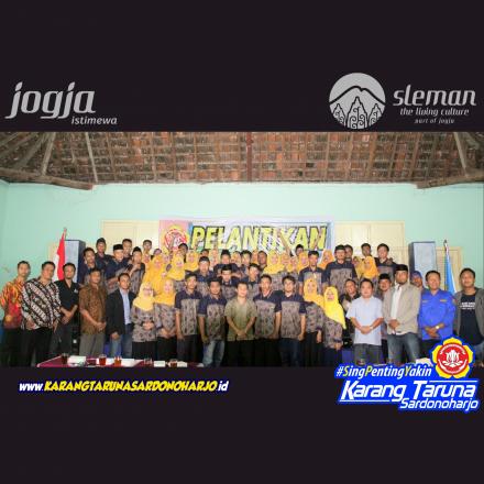 Pelantikan Karang Taruna Sardonoharjo Periode 2018-2021